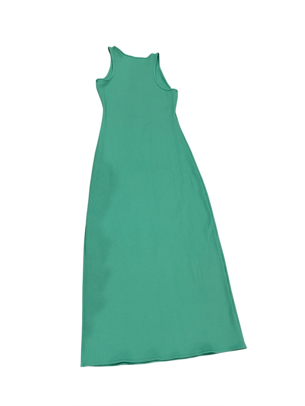 WHBM Forme Rib Sleeveless Midi Dress in Mint Green - Picture 8 of 10